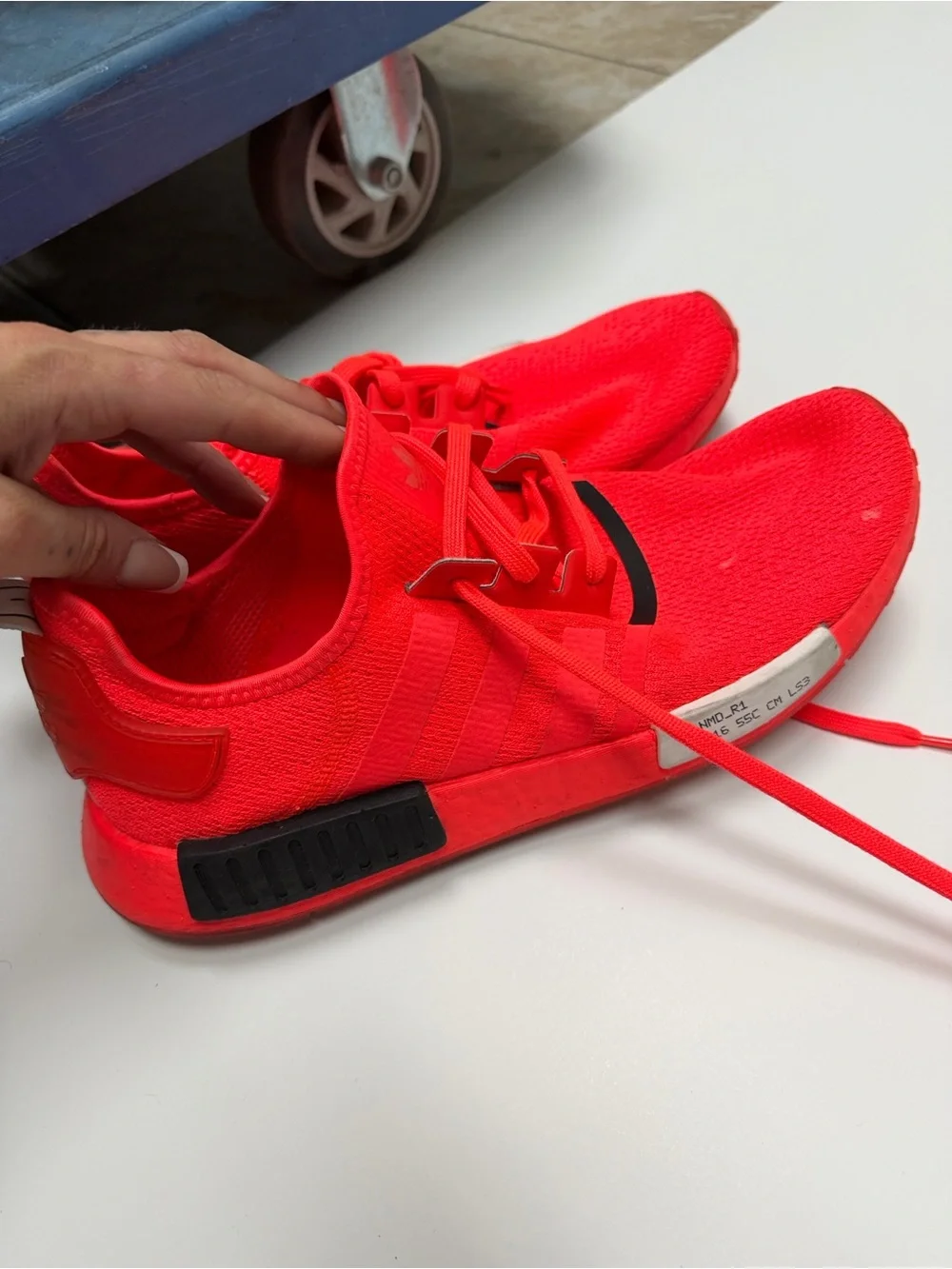 adidas Bright Red men’s Athletic Sneakers